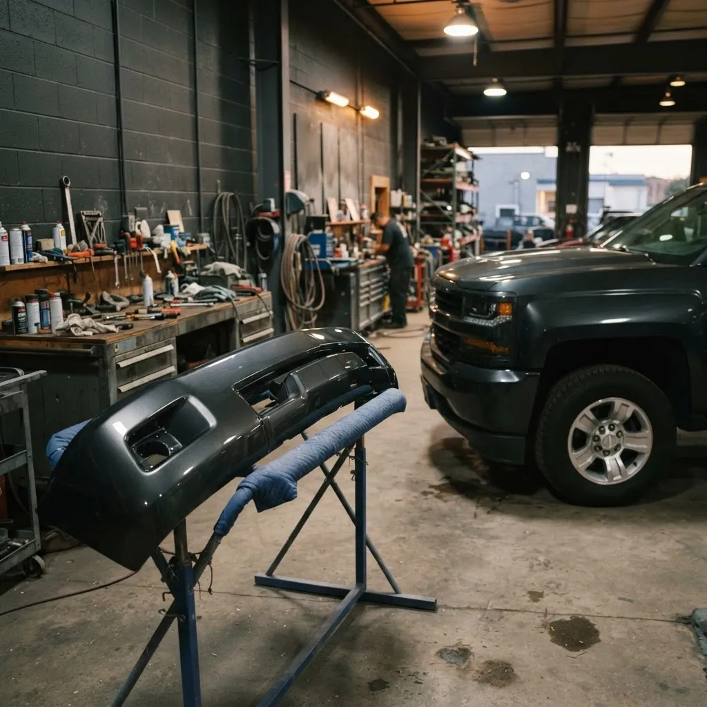 Bumper and cosmetic repair at Legacy Collision Center