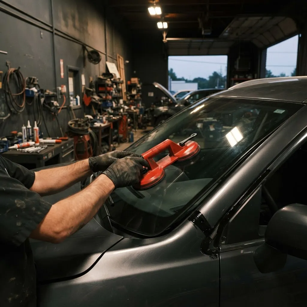 Auto glass replacement at Legacy Collision Center